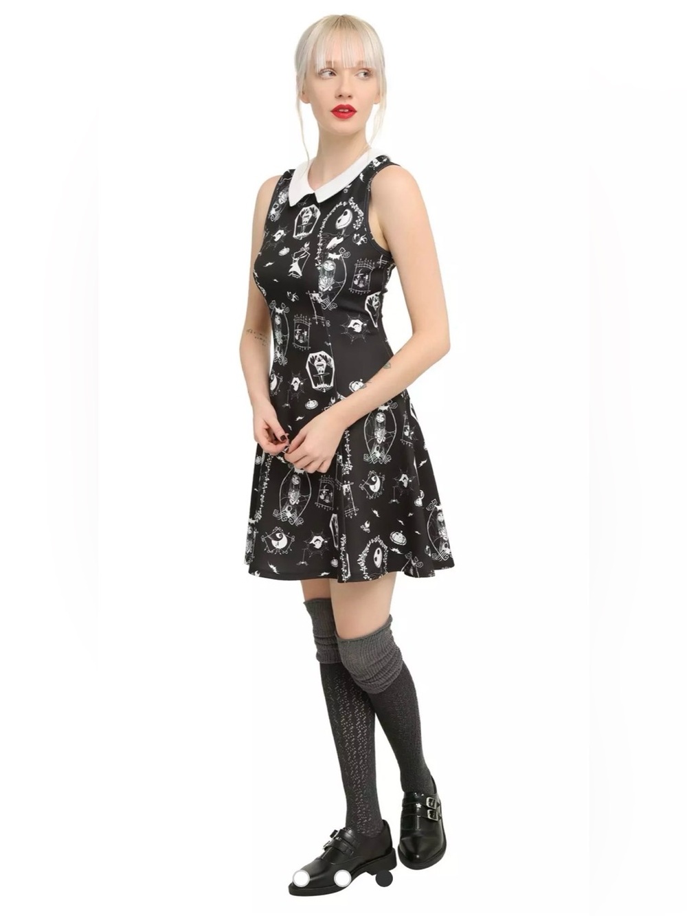Disney Black Sleeveless Nightmare Before Christmas Dress
